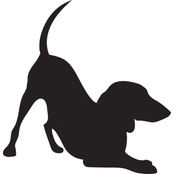 Vsepropejska Jezevčík 6 dřevěná dekorace na zeď Rozměr (cm): 38 x 37