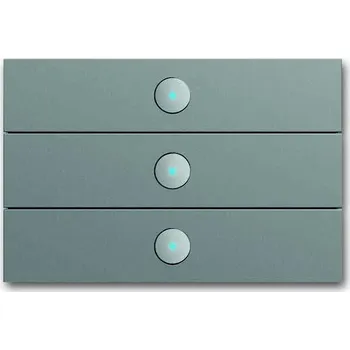 2CKA006310A0122 Ovladač trojnásobný priON, ušlechtilá ocel, ABB