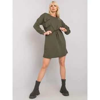 Dámské šaty Dámské šaty oversize Kelbi RUE PARIS khaki