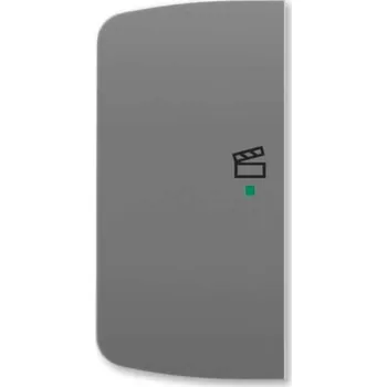 6220A-A02103 S2 Kryt 2násobný levý, symbol scény, kouřově šedá, ABB-free@home, Tango