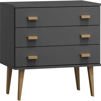 Ložnice ImportWorld Komoda NR1 Venuci 3S - v75 x š79 x h47, šedá