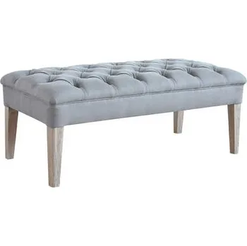 Taburet Kožená podnožka Venice DT27 Barva nohou: Anthracite, Kůže: Black