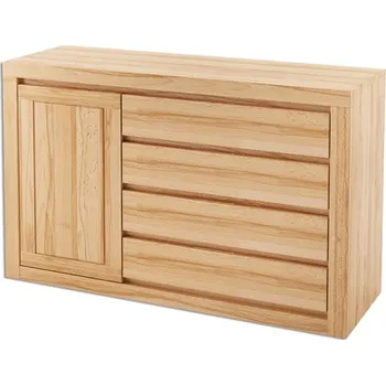 ImportWorld Komoda Jacinda masiv buk v90 x š140 x h41 cm (Barva dřeva: Koniak)