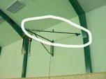 Teleskopický mechanismus DOR-SPORT pro otáčení kruhů ke stěně