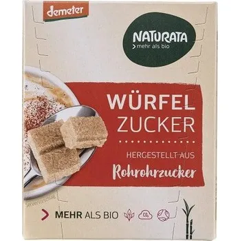 Cukr Naturata Přírodní třtinový cukr kostkový 500 g
