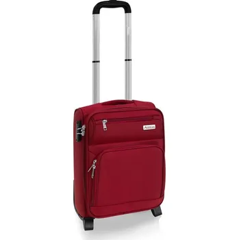 AVANCEA Textilní cestovní kufr GP9196 Red 2W XS červená 45x33x23 cm
