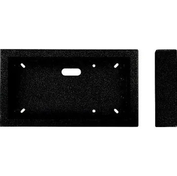 4FF 090 92.5 Krabice KARAT horizontální nad omítku HNO 2 rám, černá, Tesla Stropkov