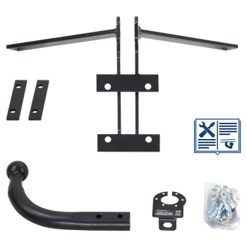 Tažné zařízení AUTO-HAK tažné zařízení pevné včetně TowTec elektropřípojky 7pólové typová - SAAB 9-3 kombi