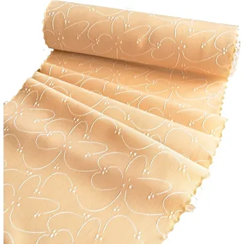 ubrus Běhoun v metráži 666 Bicolor zlatý 38 zakončení vlnkou