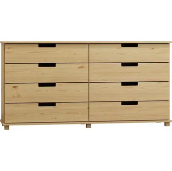 ImportWorld Komoda NR1 Style - v80 x š160 x h47 (Barva dřeva: Ořech)