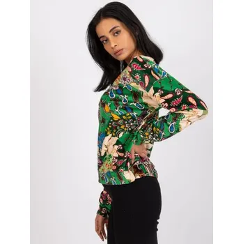 Dámská halenka Dámská halenka s řetízkem vzorovaná NICOLA zelená