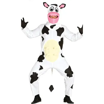 Karnevalový kostým Fiestas Guirca Pánský kostým Kráva černý/bílý