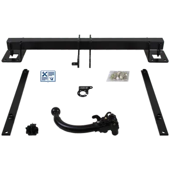 Tažné zařízení AUTO-HAK tažné zařízení Odnímatelné včetně TowTec elektropřípojky 7pólové univerzální - MAZDA 3 Šikmá zadní část