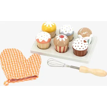 Dětská kuchyňka TRYCO Dřevěný Cupcake Set