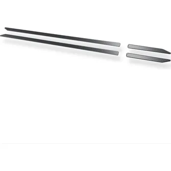 Tuning CRONI Boční lišty W(975-500) Audi A4 B9 Kombi5 2015-2017 Kryt: styl W, Barva: Karbon