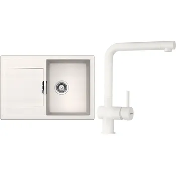 Granitový dřez Set Schock S6-1 (dřez Mono D-100S Polaris + baterie Epos Polaris)