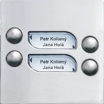 4FN 231 00.5 Modul 4 tlač. KARAT 2-BUS, nerez, Tesla Stropkov