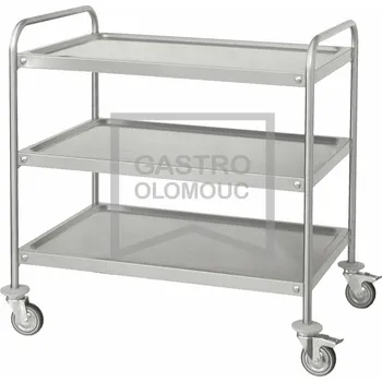 Servírovací stolek OEM Vozík se třemi policemi (1000x600x850/940) Varianta: Vozík se třemi policemi (1000x600x850/940)