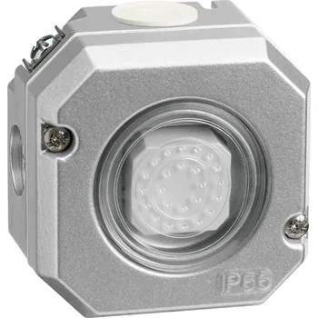 vypínač a zásuvka 3558-01750 39 Spínač jednopólový, řazení 1, Al, IP66, stříbrný, ABB