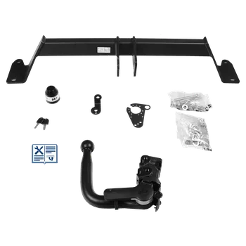 Tažné zařízení GDW tažné zařízení Odnímatelné včetně TowTec elektropřípojky 7pólové univerzální - BMW 2 Gran Coupe