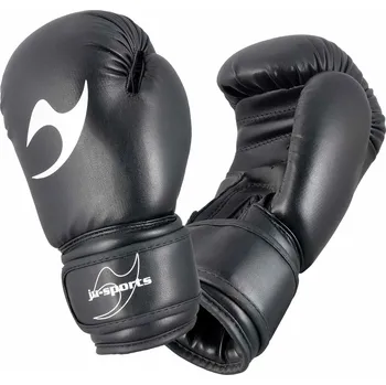 Boxerské rukavice JU-SPORTS DĚTSKÉ BOXERSKÉ RUKAVICE 4,6,8oz - černé Velikost: 4oz