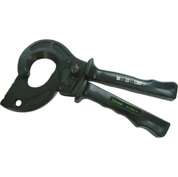 Kleště 200114 Nůžky ráčnové ke stříhání Al a Cu kabelů do průměru 52 mm, Haupa