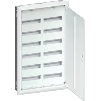 Rozvaděč FWU62S Rozvaděč FWU 144M pod omítku, IP30, tř. ochr. II, plná dvířka, Hager