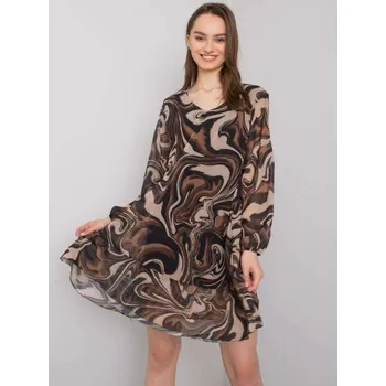 Dámské šaty Dámské šaty s volánem BURANO černé