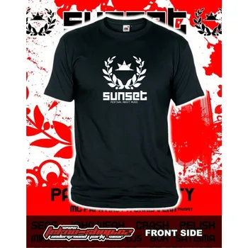 Pánské tričko TEKNOSHOP SunSet tekno tričko s potiskem pánské