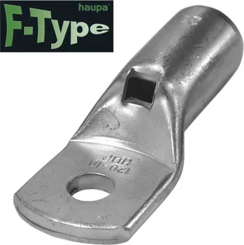 Kabelové oko 290256 Oko kabelové F-Type 10 mm2, M 12, pocínované, Haupa