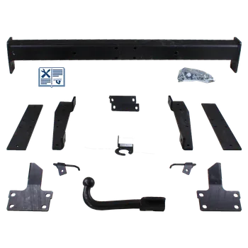 Tažné zařízení GDW tažné zařízení pevné včetně TowTec elektropřípojky 7pólové univerzální - LAND ROVER RANGE ROVER III