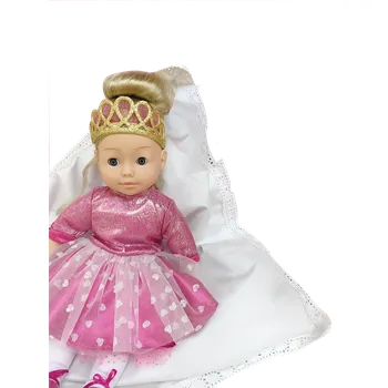 Panenka Alltoys Bambolina Molly se 3 písníčkami 40 cm princezna