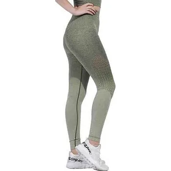 Dámské legíny Merco Compress legíny na cvičení zelená Velikost oblečení: S