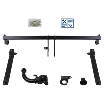 Tažné zařízení AUTO-HAK tažné zařízení Odnímatelné včetně TowTec elektropřípojky 7pólové univerzální - SEAT LEON ST