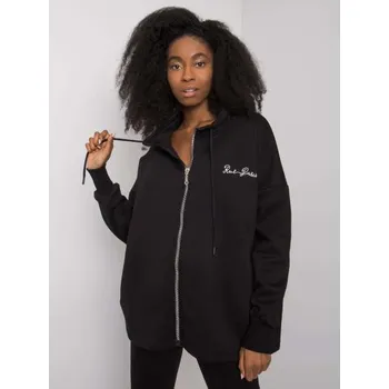 Oblečení a móda Dámská mikina s kapucí Jasmine RUE PARIS černá