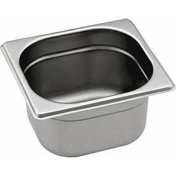 GN 1/6 (h=65 mm) nerezová plná OPTINOX