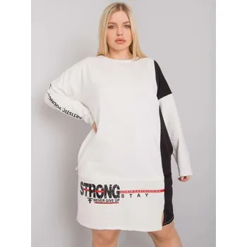 Dámská tunika Dámská tunika bavlněná plus size ELEASHA ecru