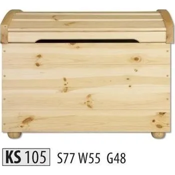 Jídelní stůl ImportWorld Truhlice Melisa masiv v48 x š77 x h55 cm (Barva dřeva: Dub)