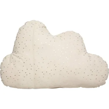 Polštář Atmosphera for kids Dekorační polštář ve tvaru obláčku, béžový, bavlna, 28 x 45 cm