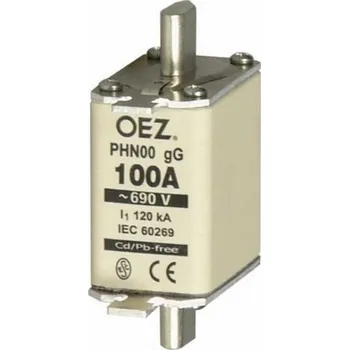 pojistka OEZ:40518 (PHNA00 80A gG) PHNA00 80A gG Vložka pojistková Un AC 690 V / DC 250 V, velikost 00, gG , OEZ