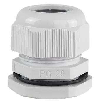 Vývodka s maticí PG29 IP68 šedá