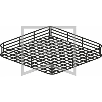 Odpadkový koš KROMO Koš univerzální nerezový 550 x 665 x 75 mm Varianta: Koš univerzální nerezový 550 x 665 x 75 mm