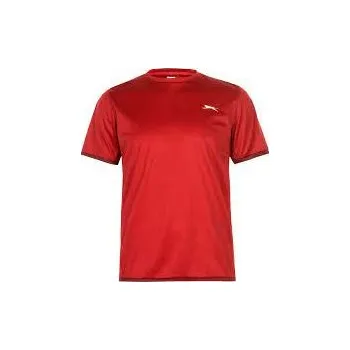 Pánské tričko Slazenger Court T Shirt Mens Red XL