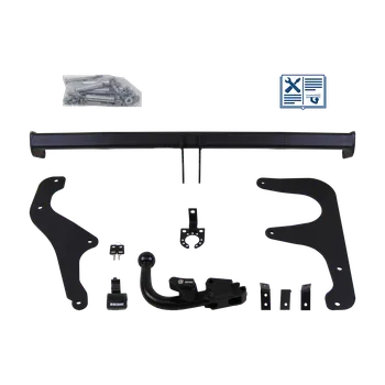 Tažné zařízení Brink tažné zařízení Odnímatelné včetně TowTec elektropřípojky 7pólové univerzální - DACIA DOKKER Skříňová/velkoprostorová limuzína