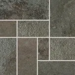 Como, DDP3B694, dekor, 33 x 33 cm, hnědočerná