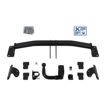 Tažné zařízení Brink tažné zařízení Odnímatelné včetně TowTec elektropřípojky 7pólové univerzální - JAGUAR XE