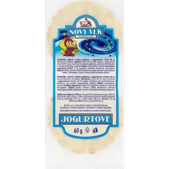 Rýžový chlebíček Nový Věk rýžové chlebíčky 60g jogurtové
