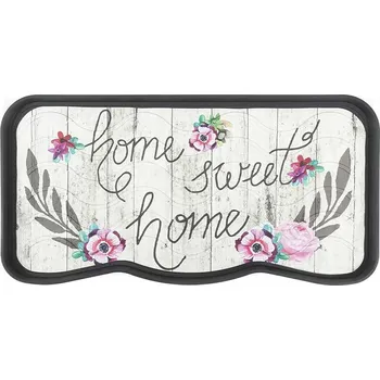 Rohožka Plastový odkapávač na boty FLOMA Rustic Home - délka 38 cm, šířka 75 cm, výška 2,1 cm