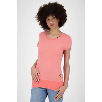Dámské tričko Tričko Alife and Kickin COCOAK A Peach Melange velikost XL