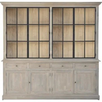 Knihovna Knihovna - příborník D592 Metal Patina povrchu: Bez patiny, Barva povrchu nábytku: Eclipse